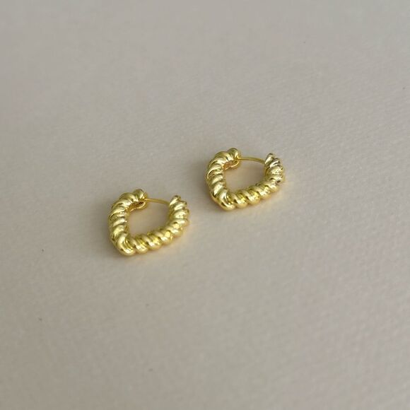 Hoop Earrings N1586 - Picture 4 of 4